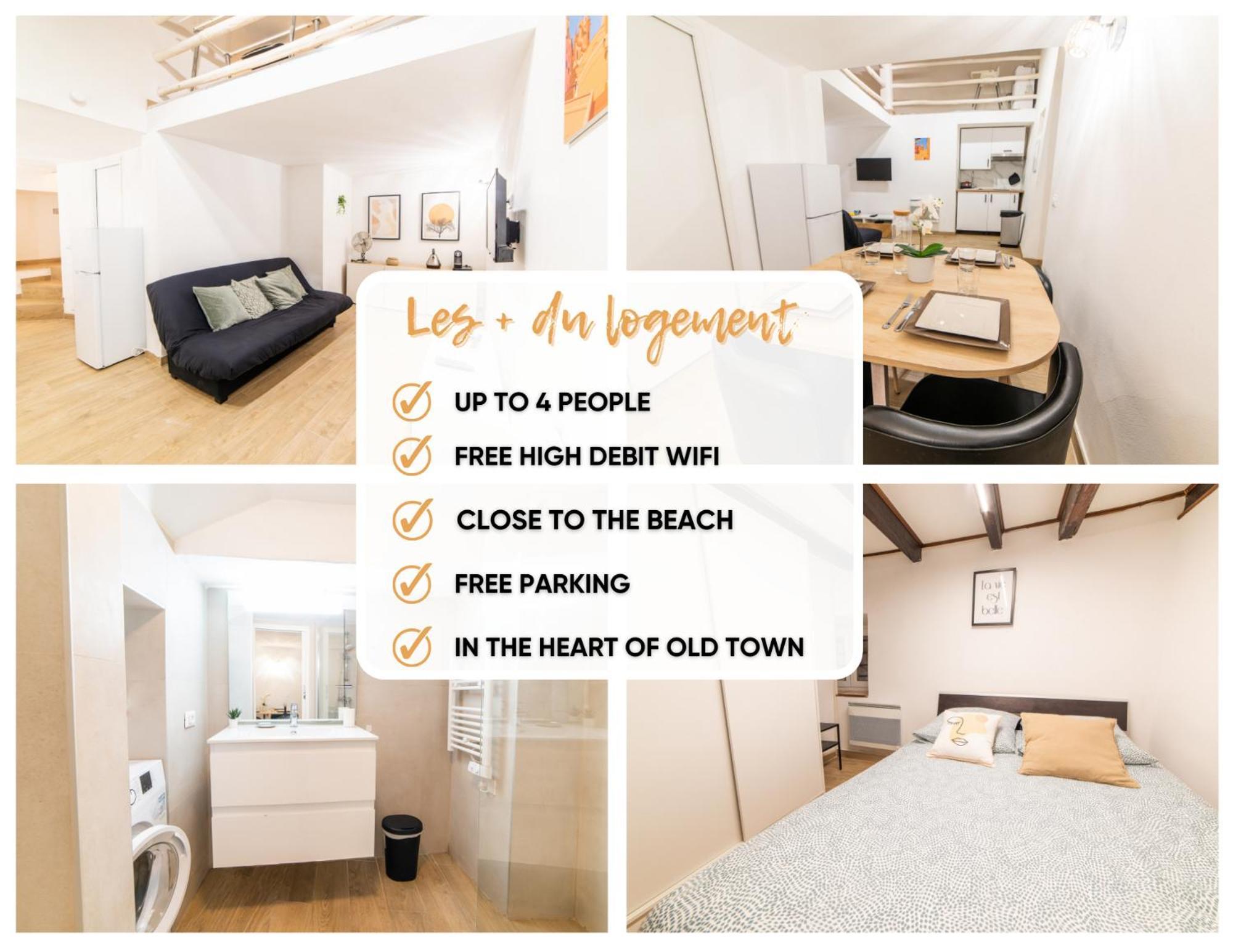 Ou Mentounasc - Duplex Vieille Ville Menton - Free Parking Exteriör bild